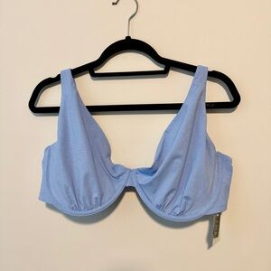 Abercrombie & Fitch blue bikini top